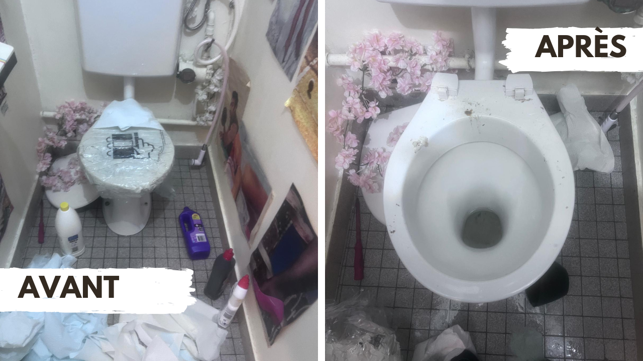 Débouchage d'un WC obstrué au Blanc-Mesnil